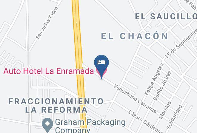 Mineral De La Reforma - Auto Hotel La Enramada Maps
