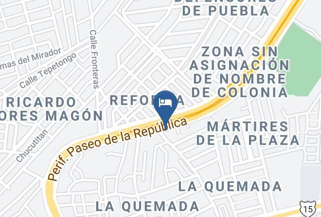 Morelia - Auto Hotel La Habana Maps