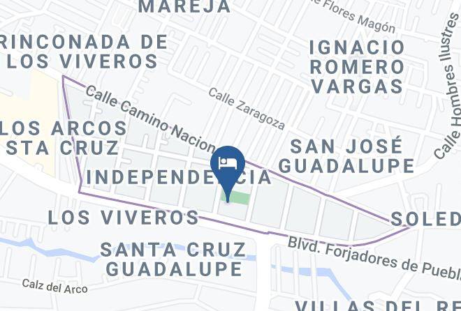Puebla Independencia - Auto Hotel La Hacienda Maps