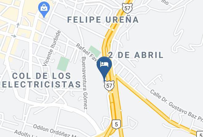 Atlacomulco - Auto Hotel La Joya Maps