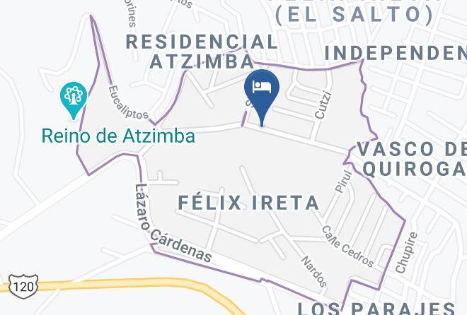 Zinapecuaro - Auto Hotel Las Delicias Maps