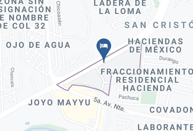 Tuxtla Gutierrez - Auto Hotel Los Alamos Maps