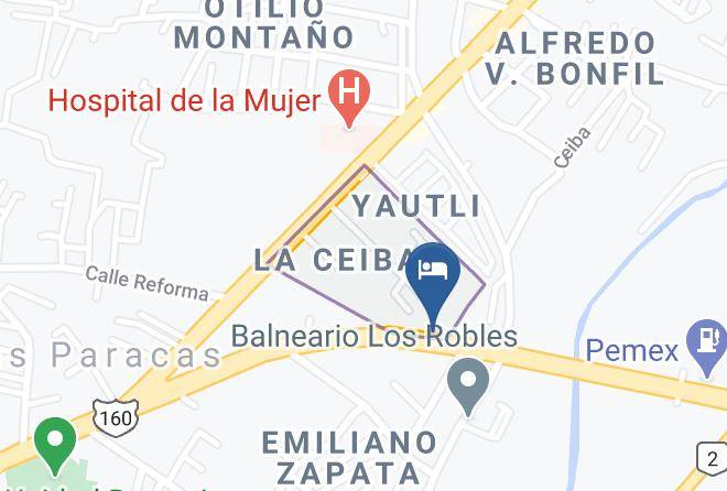 Yautepec - Auto Hotel Los Girasoles Maps