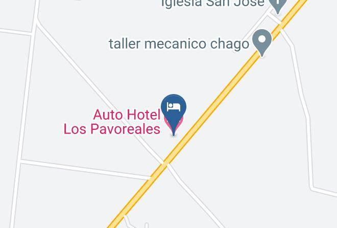 Huimanguillo - Auto Hotel Los Pavoreales Maps