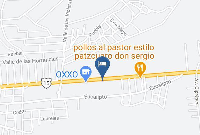 Auto Hotel Mil Cumbres Map