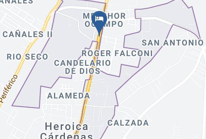 Cardenas - Auto Hotel Oasis Maps