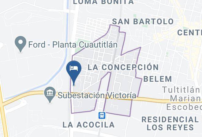 Tultitlan - Auto Hotel Pegaso Park Maps