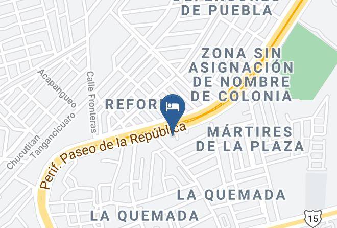 Auto Hotel Pie De La Sierra Map