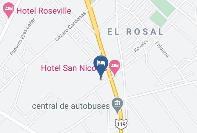 Chignahuapan - Auto Hotel Real Del Valle Maps