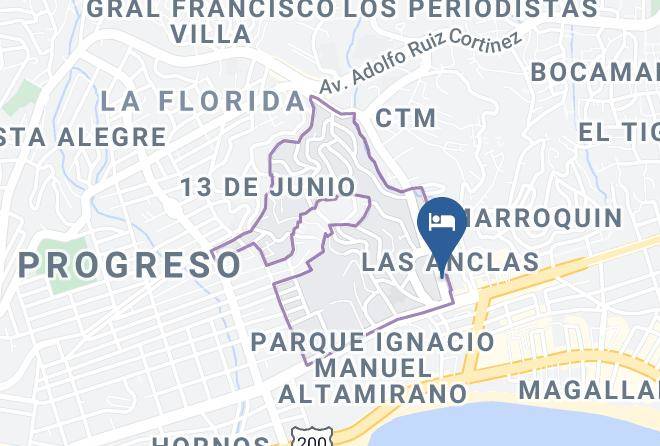 Acapulco De Juarez - Hotel Suites Licha Maps