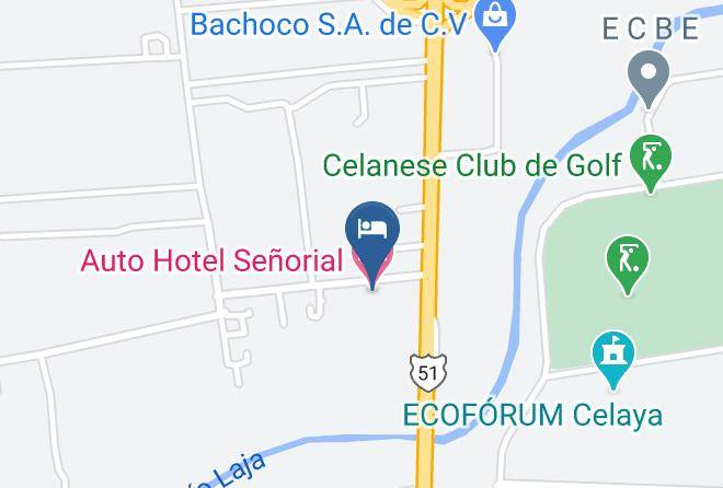 Celaya - Auto Hotel Senorial Maps