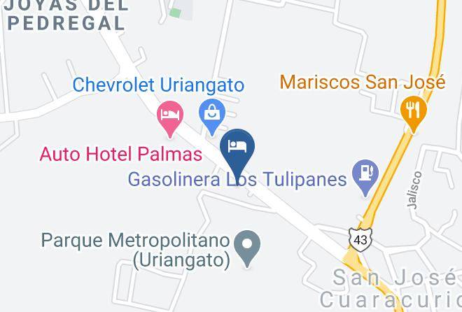 Uriangato - Auto Hotel Star Free Maps