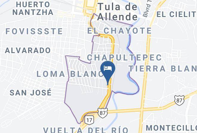 Tula De Allende - Auto Hotel Trebol Maps
