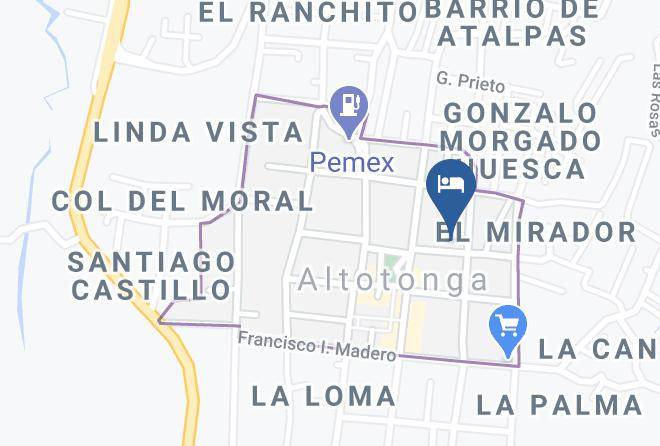 Auto Hotel Urcid Map