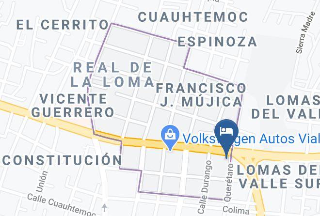 Uruapan - Auto Hotel Uruapan Maps