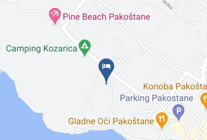 Pakostane - Auto Kamp Cuka Maps