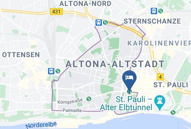 Auto Parkhotel Hamburg Map