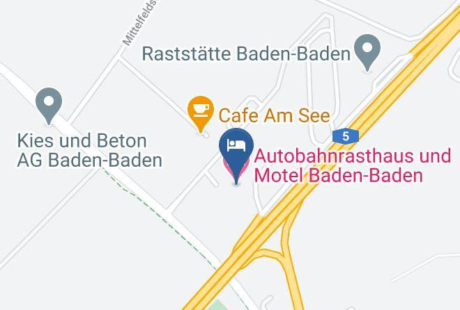 Autobahnrasthaus Und Motel Baden Baden Map