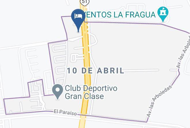 Celaya - Autohotel Ensueno Maps