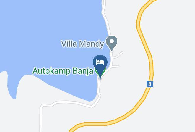 Dubrovnik Littoral - Autokamp Banja Maps