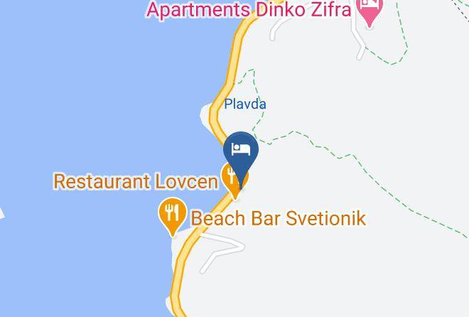 Auto Kamp Lovcen Map