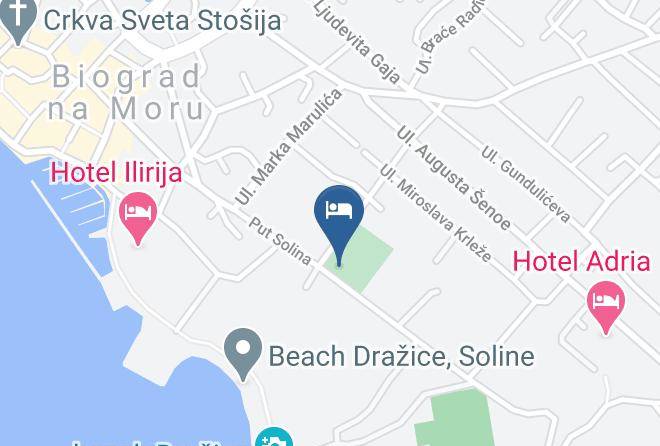 Biograd Na Moru - Autokamp Mia Maps