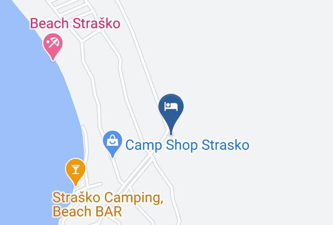Novalja - Autokamp Strasko Maps