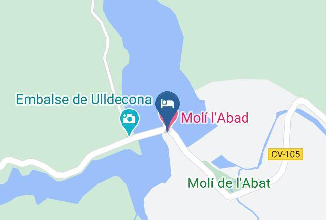 Castellon - Autoservicio Moli L'abad Hotel De Montana Moli L'abad Maps