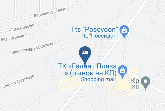Petropavlovsk Kamchatskiy - Avacha Hotel Maps