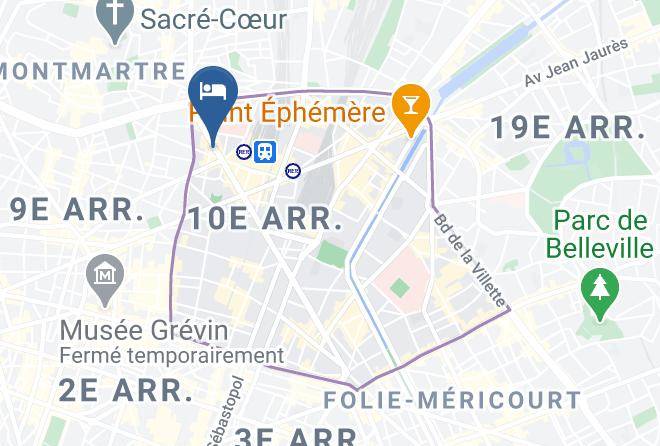 Paris - Hotel Avalon Paris Maps