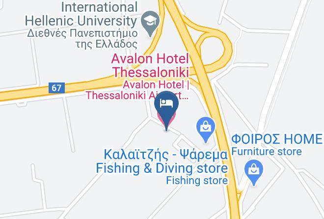Salonica - Avalon Hotel Thessaloniki Maps