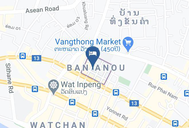 Vientiane - Avalon Hotel Maps