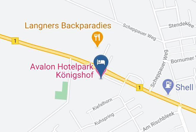 Helmstedt - Avalon Hotelpark Konigshof Maps