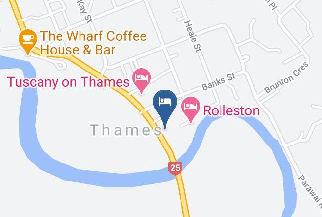 Thames Coromandel - Avalon Motel Thames Maps