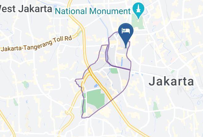 Central Jakarta - Avalon Thamrin 29 Kost Di Kebon Kacang Jakarta Maps