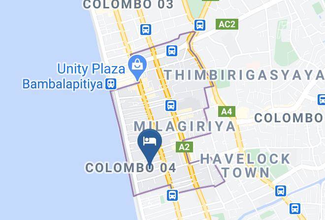 Colombo - Avana Resort Maps