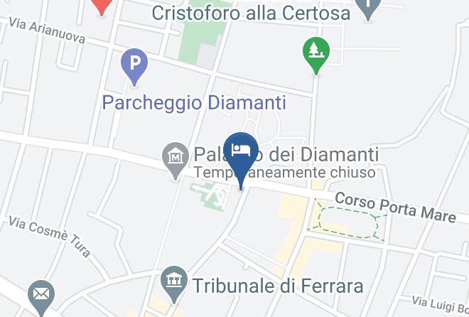 Avanguardia Suite Ferrara Boutique Hotel Map