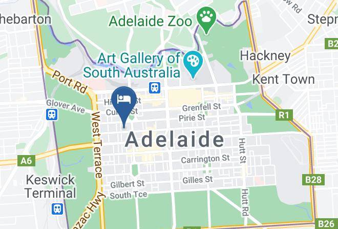 Adelaide - Avani Adelaide Residences Maps