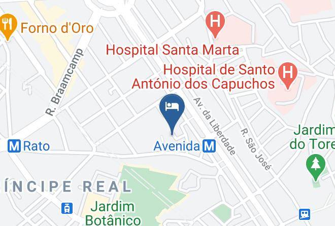 Lisbon - Avani Avenida Liberdade Lisbon Maps