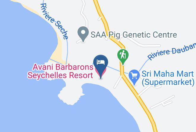 Avani Barbarons Seychelles Resort Map