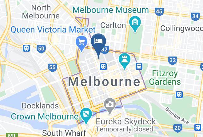 Melbourne - Avani Melbourne Central Residences Maps