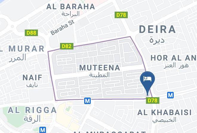 Dubai - Avani Deira Dubai Hotel Maps