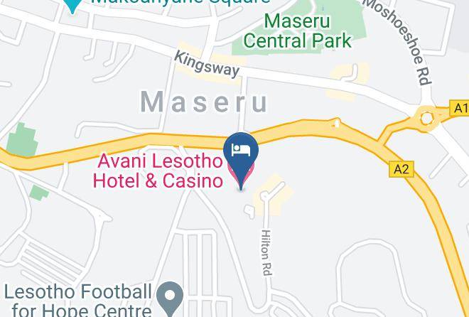 Maseru - Avani Lesotho Hotel & Casino Maps