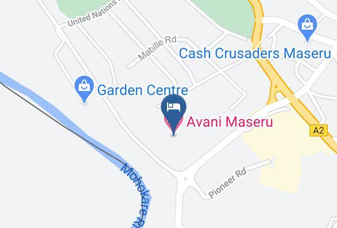 Maseru - Avani Maseru Hotel Maps