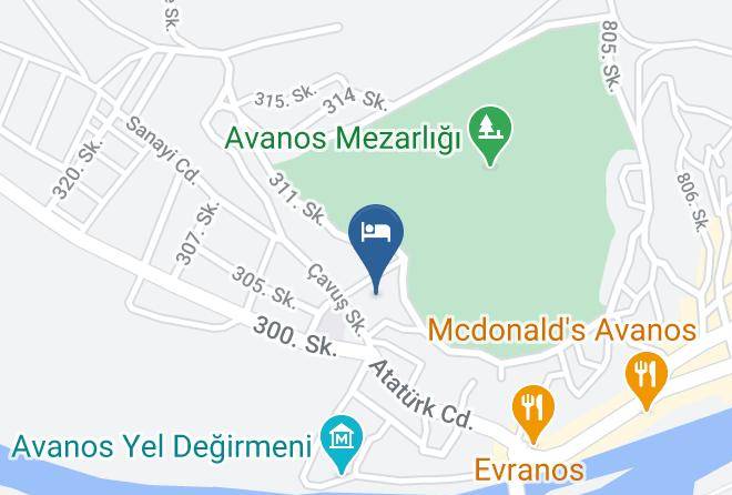Avanos - Avanos Hera Butik Otel Maps