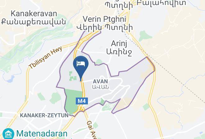 Yerevan - Avant Garde Hotel Maps