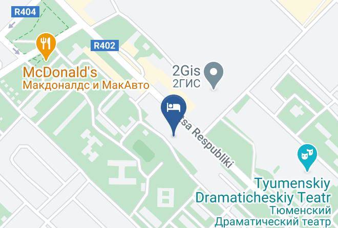 Tyumen - Avantazh Gostinitsa Maps