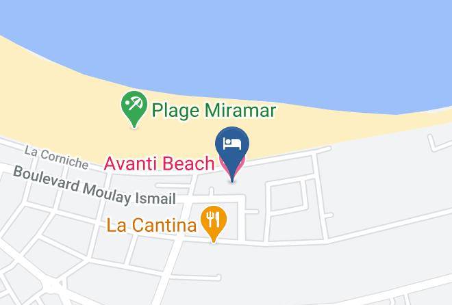 Grand Casablanca - Avanti Beach Hotel Maps