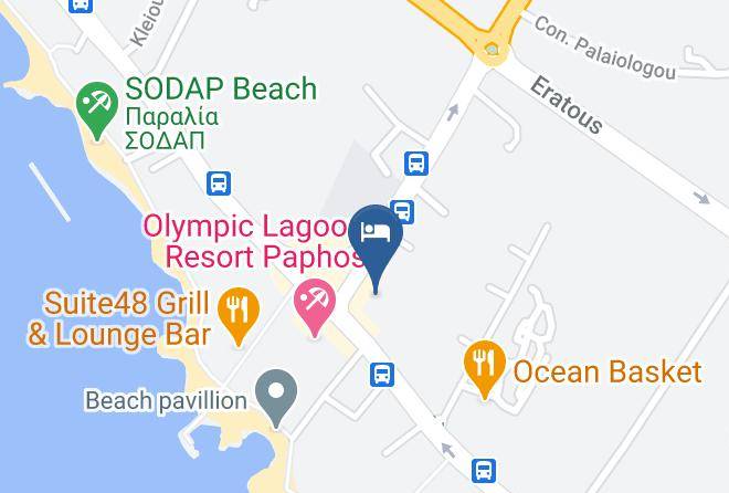 Paphos - Avanti Hotel Maps