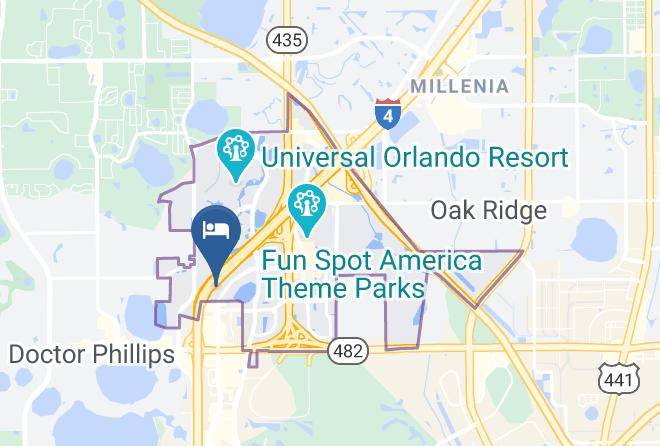 Orange - Avanti Palms Resort And Conference Center Maps